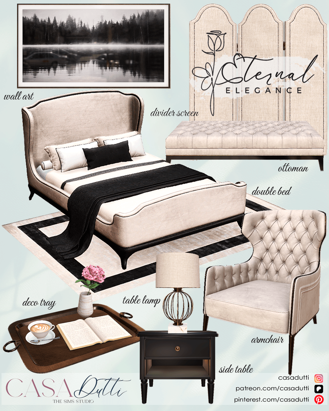 Набор для спальни Eternal Elegance Bedroom